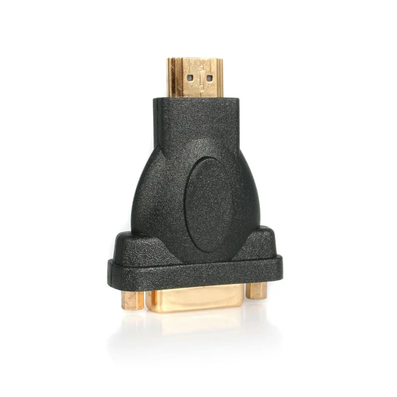 StarTech.com HDMI to DVI-D AV Adapter Black 48mm Length HDMIDVIMF
