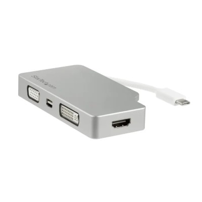 StarTech.com USB Type-C to Mini DisplayPort, DVI, HDMI, VGA 4-Display Adapter USB 3.1 CDPVGDVHDMDP
