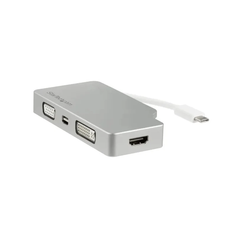 StarTech.com USB Type-C to Mini DisplayPort, DVI, HDMI, VGA 4-Display Adapter USB 3.1 CDPVGDVHDMDP