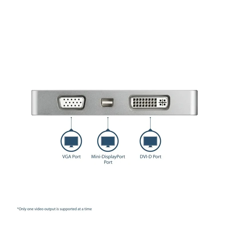 StarTech.com USB Type-C to Mini DisplayPort, DVI, HDMI, VGA 4-Display Adapter USB 3.1 CDPVGDVHDMDP