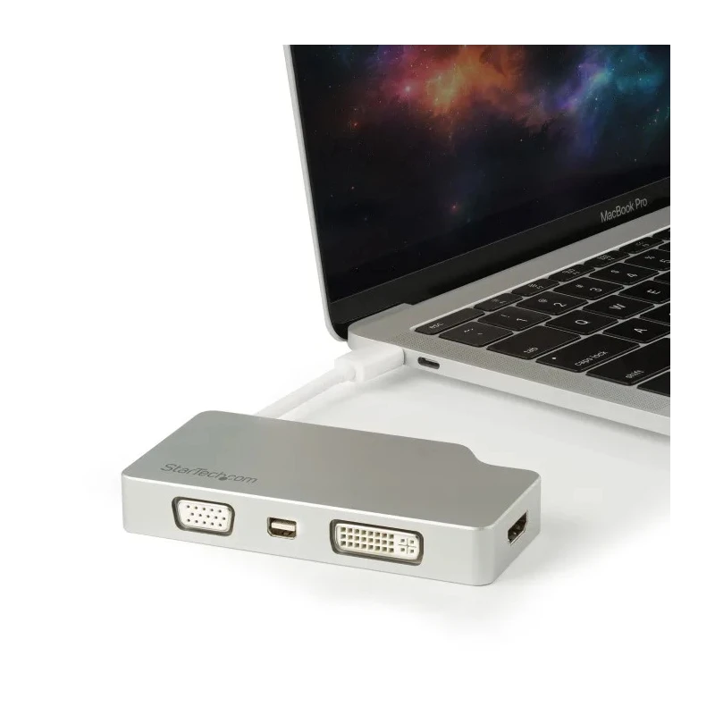 StarTech.com USB Type-C to Mini DisplayPort, DVI, HDMI, VGA 4-Display Adapter USB 3.1 CDPVGDVHDMDP