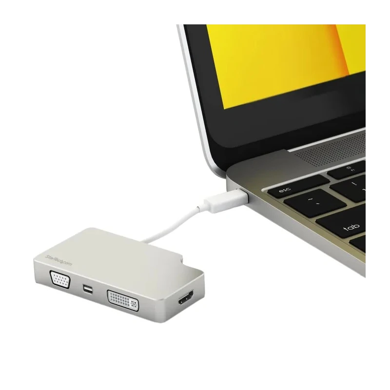 StarTech.com USB Type-C to Mini DisplayPort, DVI, HDMI, VGA 4-Display Adapter USB 3.1 CDPVGDVHDMDP