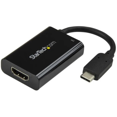 RS PRO USB C to HDMI Adapter 4K 60Hz USB Power Delivery Thunderbolt 3 CDP2HDUCP