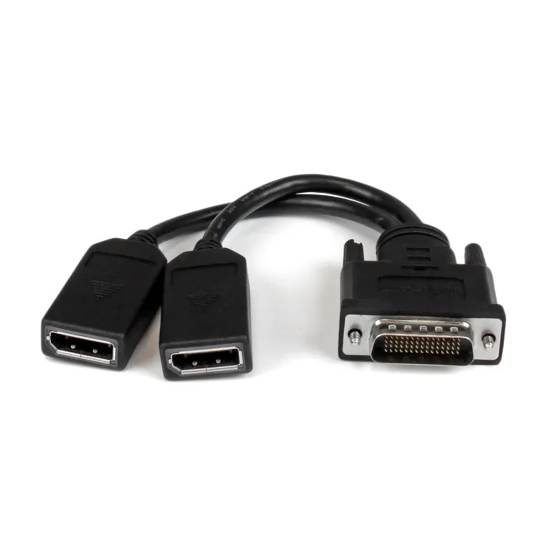 StarTech.com Polyvinyl Chloride Male to Female DisplayPort 20-Pin Adapter Cable 200mm DMSDPDP1