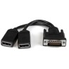 StarTech.com Polyvinyl Chloride Male to Female DisplayPort 20-Pin Adapter Cable 200mm DMSDPDP1