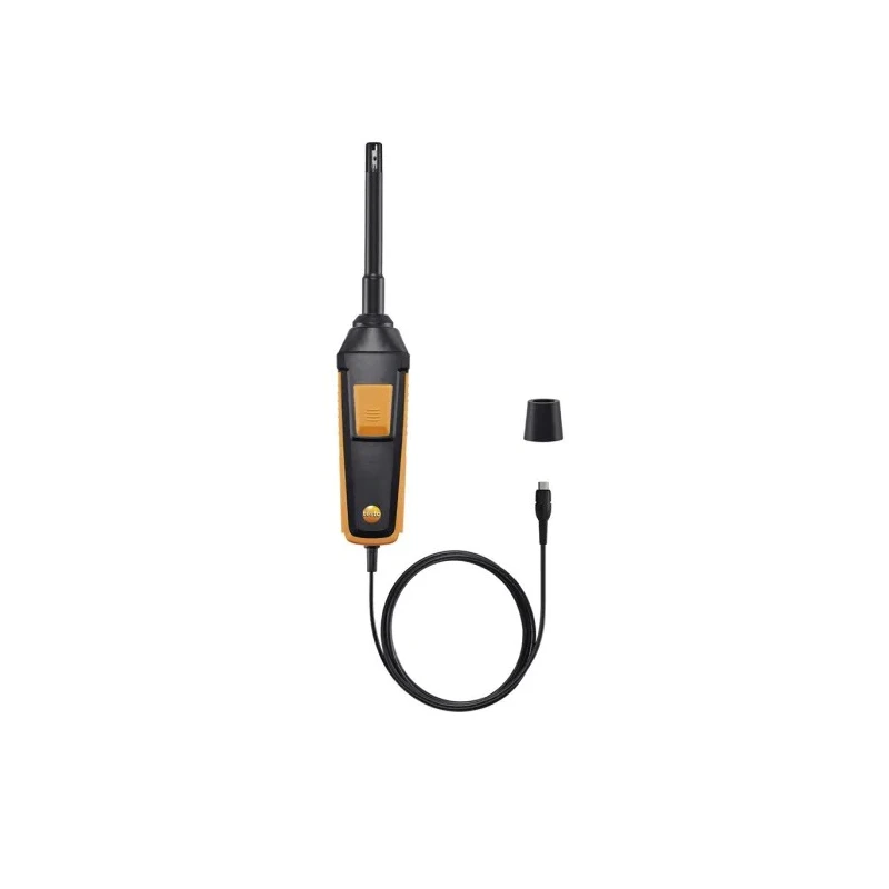 Testo Data Logging Probe with USB Communication, Temperature Range -20°C to 70°C, Humidity Max 100%RH, Battery 0636 9772