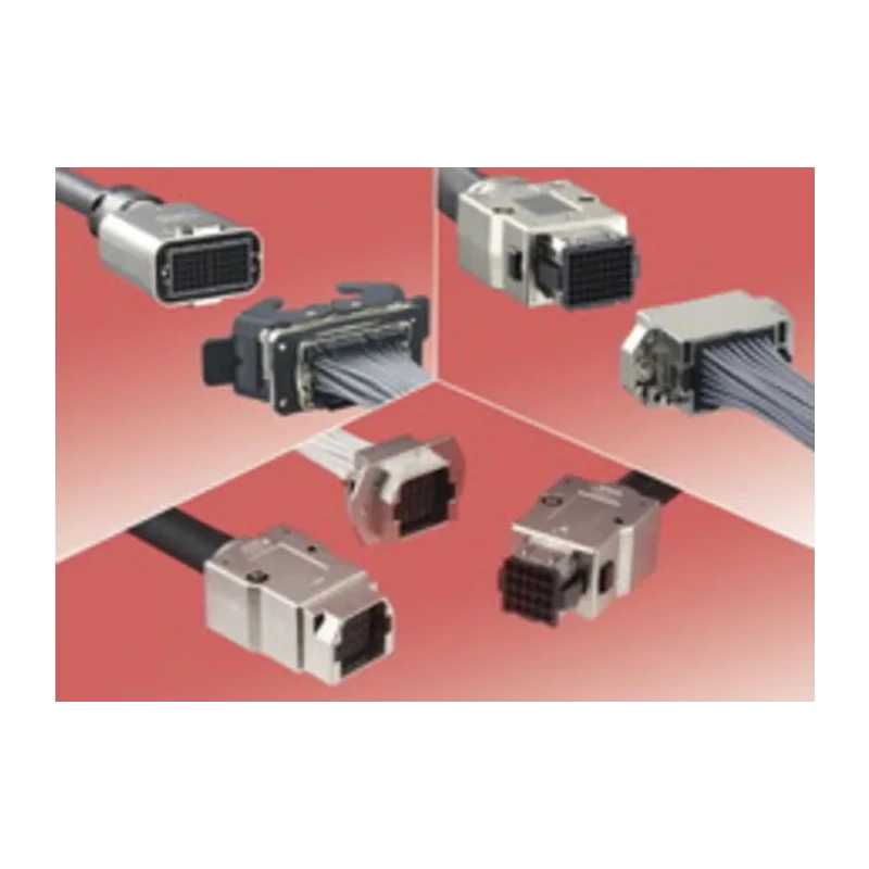 Hirose Heavy Duty Power Connector Housing Crimp Case 20 Pole IP65 Cable Mount 2 Lever PQ50