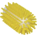 Vikan Yellow Bottle Brush, 11 mm Bristle Length, 145 mm Overall Length, 63 mm Brush Diameter, Polypropylene Handle 5380636