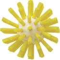 Vikan Yellow Bottle Brush, 11 mm Bristle Length, 145 mm Overall Length, 63 mm Brush Diameter, Polypropylene Handle 5380636