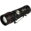 RS PRO LED Pocket Torch Black Rechargeable Lithium-ion 300 lm 93 mm 176-6035