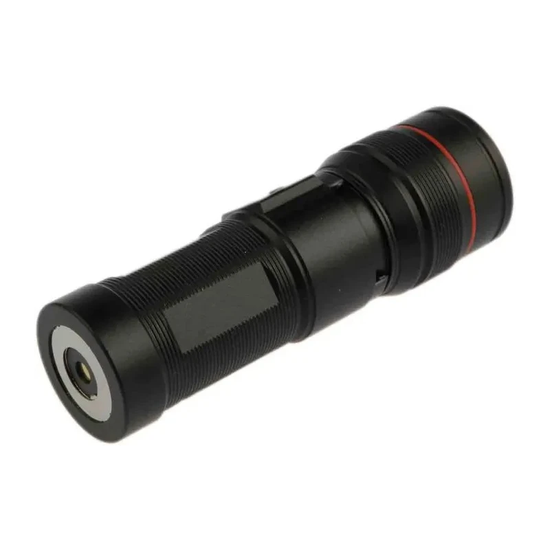 RS PRO LED Pocket Torch Black Rechargeable Lithium-ion 300 lm 93 mm 176-6035