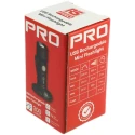 RS PRO LED Pocket Torch Black Rechargeable Lithium-ion 300 lm 93 mm 176-6035