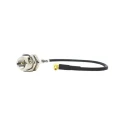 Siretta ASM Series 100 mm RG174 Coaxial Cable 50 Ω, Black, Terminated RG174