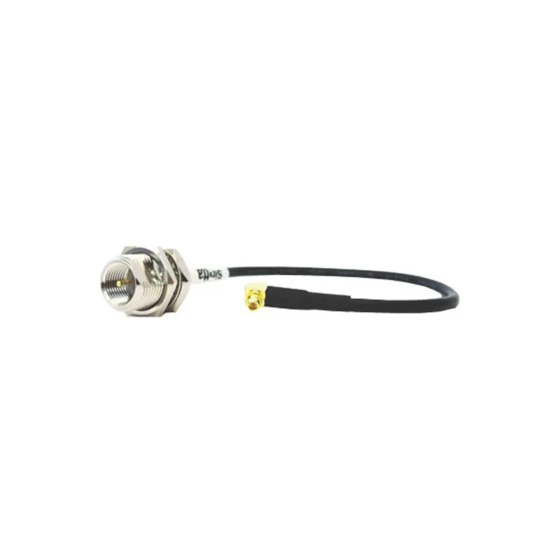 Siretta ASM Series 100 mm RG174 Coaxial Cable 50 Ω, Black, Terminated RG174