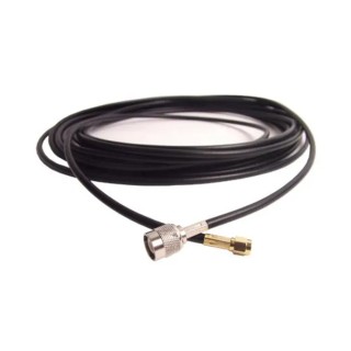 Siretta ASM Series, 3 m LLC200 Terminated Coaxial Cable 50 Ω Black PVC Jacket LSZH LLC200