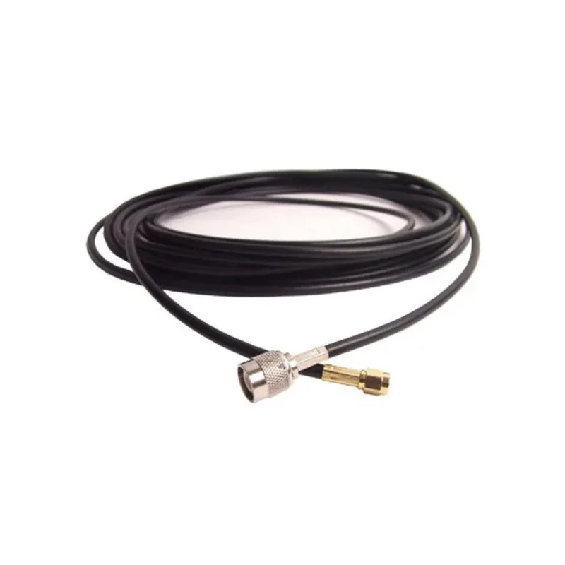 Siretta ASM Series, 3 m LLC200 Terminated Coaxial Cable 50 Ω Black PVC Jacket LSZH LLC200