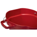 Vikan 20L Plastic Round Bucket with Handle, Red, 470mm x 470mm x 380mm 56924