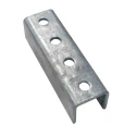 RS PRO Hot Dipped Galvanised Bracket Channel Support Hardware 176-6895