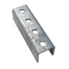 RS PRO Hot Dipped Galvanised Bracket Channel Support Hardware 176-6895