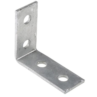 RS PRO Steel Angle Bracket for Use with Channel/Strut 102 mm x 40 mm 176-6899
