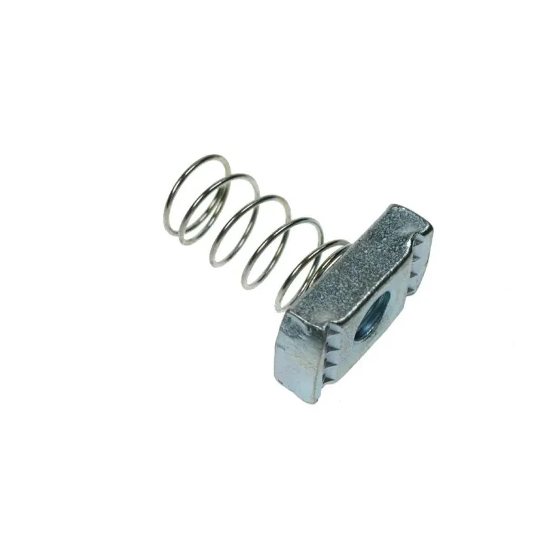 RS PRO Zinc Plated Steel Channel Nut M8 Thread Size with Short Spring for Structural Framework 176-6937