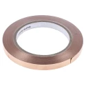 RS PRO Conductive Metallic Tape Copper Foil 10mm X 33m Temperature Resistant up to 155°C 176-7500