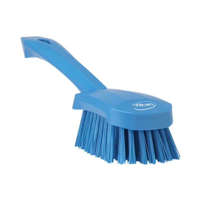 Vikan Hard Bristle Blue Scrubbing Brush 36 mm Bristle Length, Polyester Bristle Material 41923