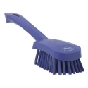 Vikan Hard Bristle Purple Scrubbing Brush 36 mm Bristle Length Polyester Material 41928