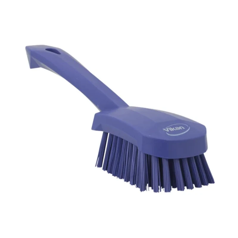 Vikan Hard Bristle Purple Scrubbing Brush 36 mm Bristle Length Polyester Material 41928