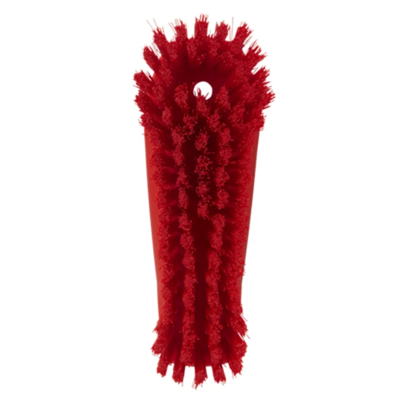 Vikan Hard Bristle Red Scrubbing Brush, Polyester Bristle, 36 mm Bristle Length, Hand Brush 38904