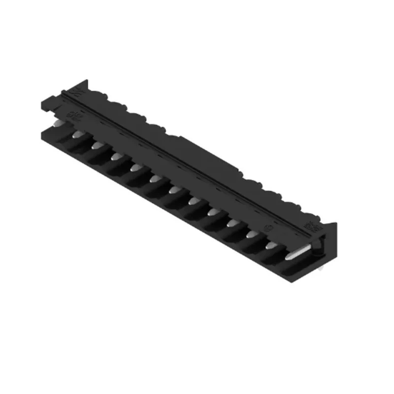 Weidmüller SL Series Pluggable Terminal Block, 13-Contact, 5.08 mm Pitch, 1 Row, Black Copper Magnesium Alloy 1780060000