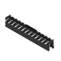Weidmüller SL Series Pluggable Terminal Block, 13-Contact, 5.08 mm Pitch, 1 Row, Black Copper Magnesium Alloy 1780060000