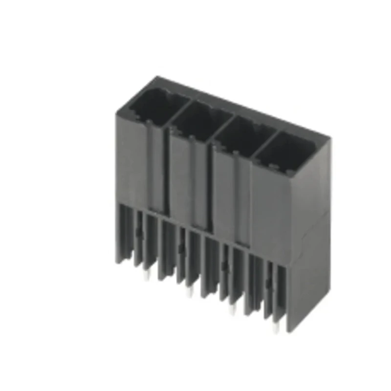 Weidmüller SV Series PCB Connector 6-Contact 7.62 mm Pitch 1 Row Male Straight Solder Connection Black 1930640000