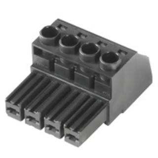 Weidmüller BVZ Series Pluggable Terminal Block 6-Contact 7.62 mm Pitch 1 Row 1kV 40A Screw Connection Female 1929970000
