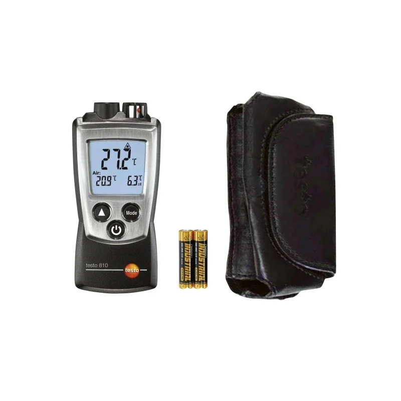 Testo Infrared Thermometer -30 °C to 300 °C, ±2 % Accuracy, Adjustable Emissivity 0.2 to 0.99 0560 0810