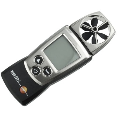 Testo Rotary Vane Anemometer, Measures Temperature and Air Velocity, 20 m/s, Battery Powered 0560 4101