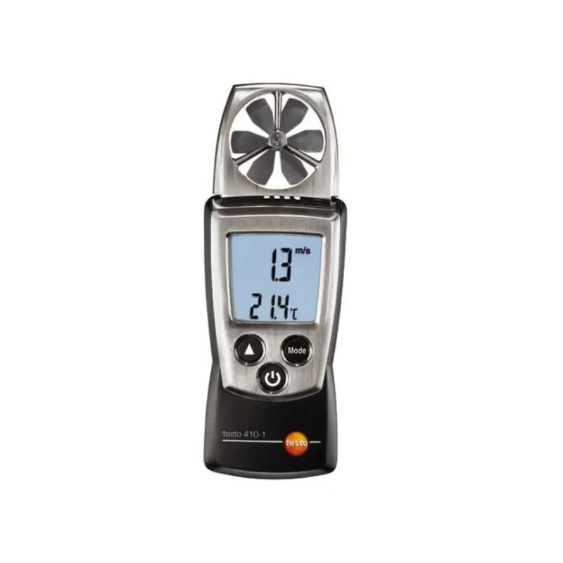 Testo Rotary Vane Anemometer, Measures Temperature and Air Velocity, 20 m/s, Battery Powered 0560 4101