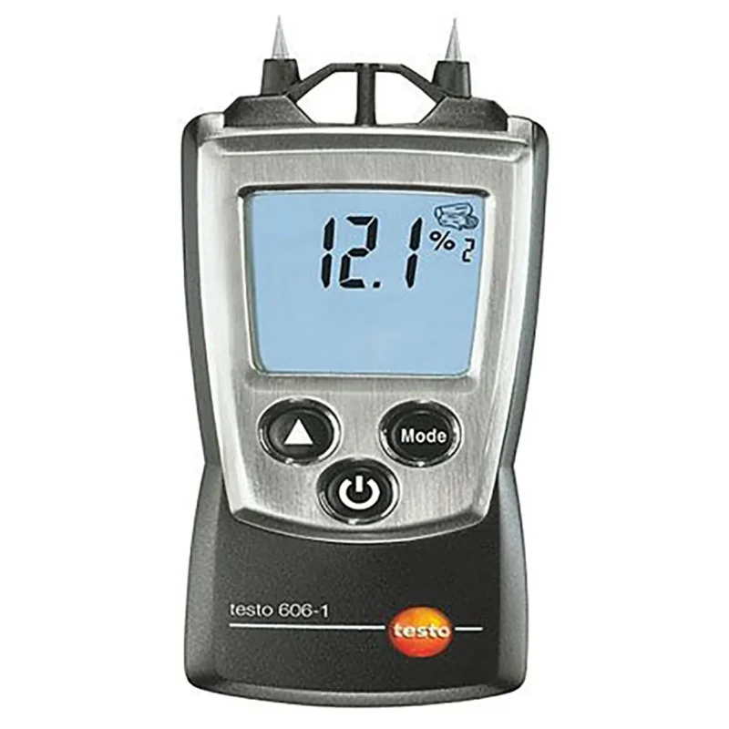 Testo Moisture Meter with ±1% Accuracy, LCD Backlight Display, AAA Battery Powered, Model 0560 6060