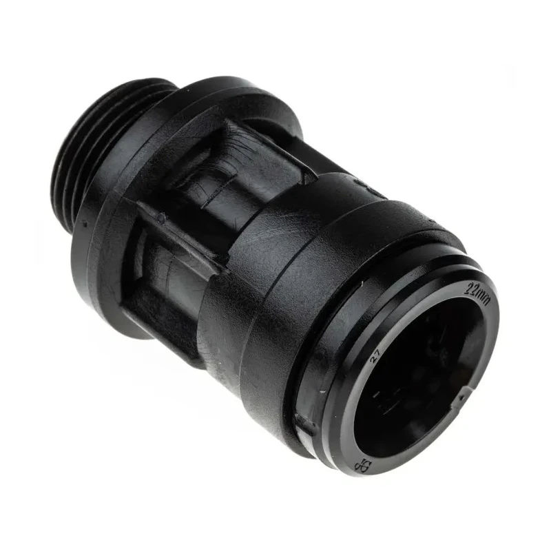 JG Speedfit Plastic Pipe Fitting Straight Push-in BSP Adapter PM012216E