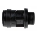JG Speedfit Plastic Pipe Fitting Straight Push-in BSP Adapter PM012216E