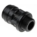 JG Speedfit Plastic Pipe Fitting Straight Push-in BSP Adapter PM012216E