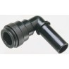 JG Speedfit Plastic Pipe Fitting 90° Push-in Stem Elbow PM222222E