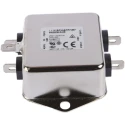 Schaffner Chassis Mount EMI Filter 6 A 250V ac/dc 400Hz Fast-On 1 Phase FN2030