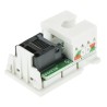 MK Electric Logic Plus Series RJ45 Connector Female Surface Mount Cat5e Straight 1 Port 1 Way
