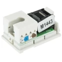 MK Electric Logic Plus Series RJ45 Connector Female Surface Mount Cat5e Straight 1 Port 1 Way 