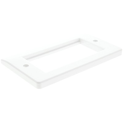 MK Electric Logic Plus Series RJ45 Flush Mount Front Plate White 100mm x 50mm 