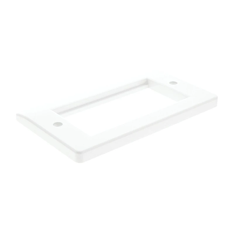 MK Electric Logic Plus Series RJ45 Flush Mount Front Plate White 100mm x 50mm 
