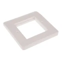 MK Electric Logic Plus Series Flush Mount RJ45 Front Plate White 50mm 