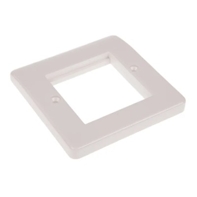 MK Electric Logic Plus Series Flush Mount RJ45 Front Plate White 50mm 