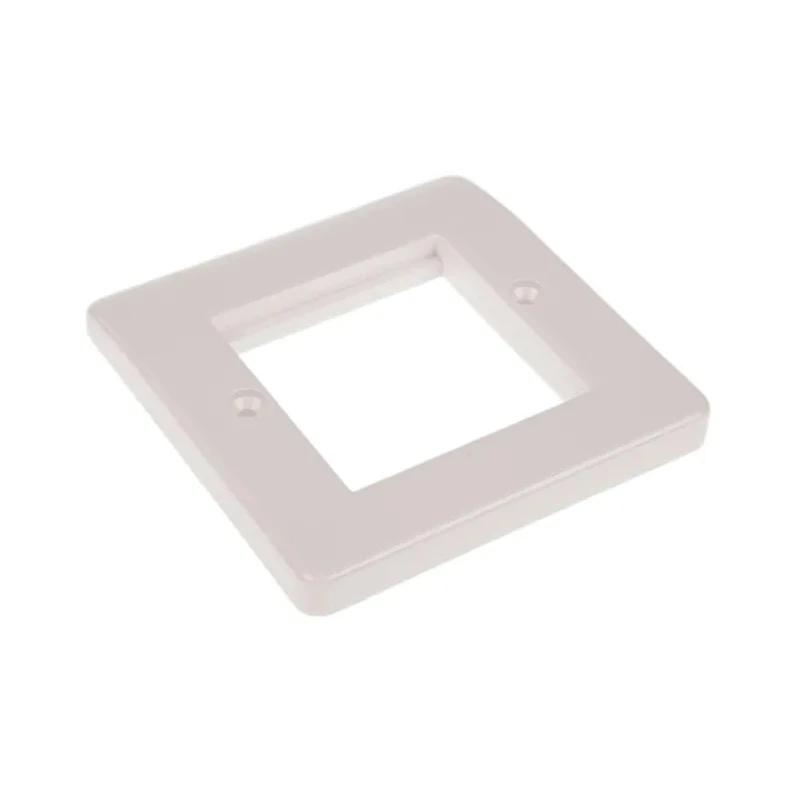 MK Electric Logic Plus Series Flush Mount RJ45 Front Plate White 50mm 